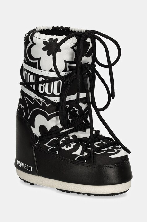 Moon Boot cizme de iarna copii ICON FLOWER culoarea negru, 80D1402940