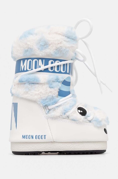 Moon Boot cizme de iarna copii ICON YETI FAUX FUR culoarea alb, 80D3400260