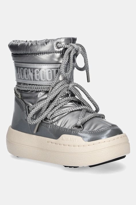 Moon Boot śniegowce dziecięce JR PARK BOOT kolor srebrny 80D3440020