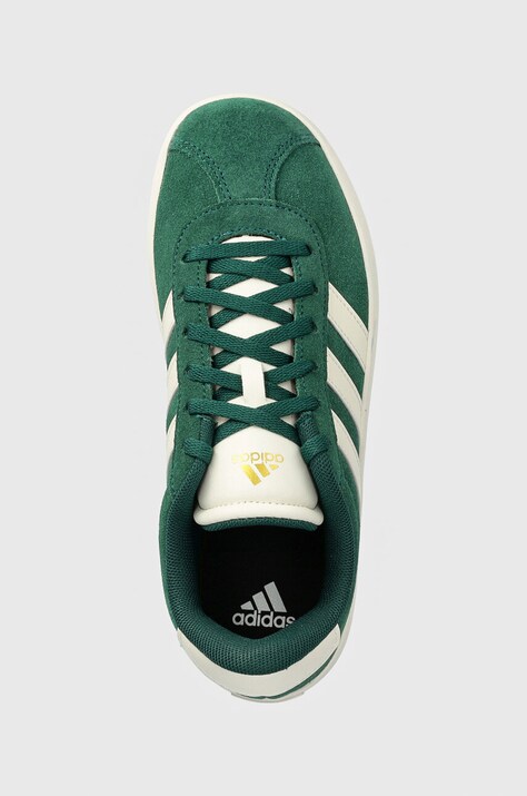 Дитячі замшеві кросівки adidas VL COURT 3.0 — AW24-OBK01B, зелений — фото 4
