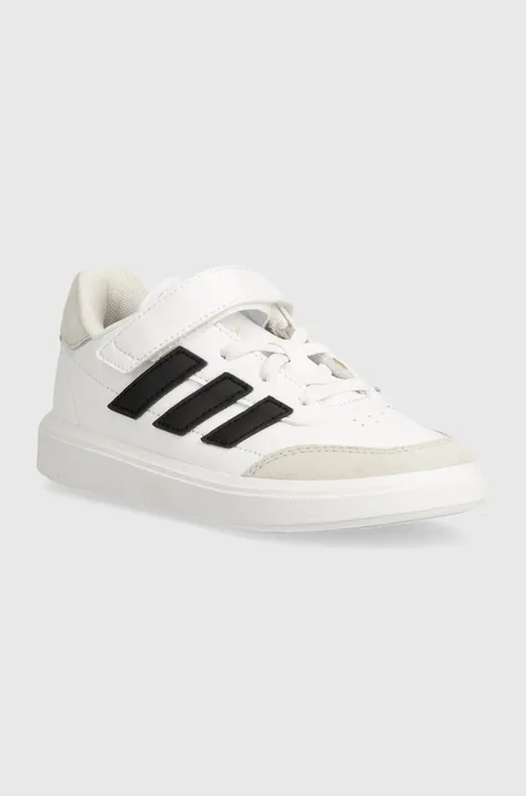 Παιδικά αθλητικά παπούτσια adidas COURTBLOCK EL C χρώμα: άσπρο, ID6506