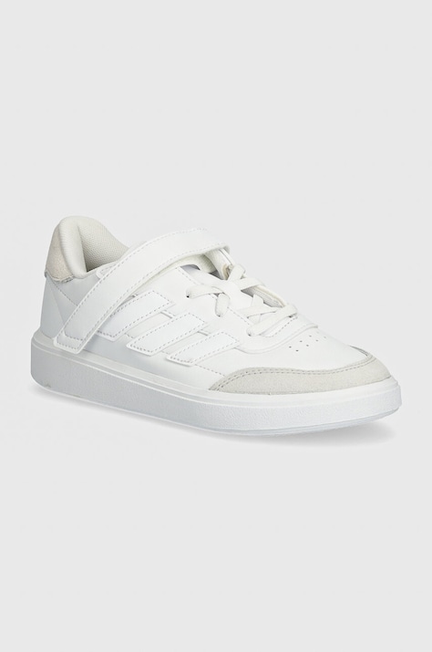 adidas sneakersy dziecięce COURTBLOCK EL C kolor biały ID6507