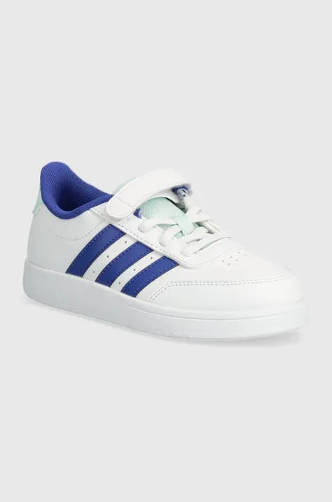 Dětské sneakers boty adidas BREAKNET 2.0 EL C bílá barva, IE3789