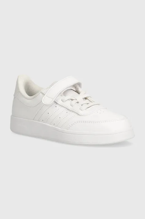 Detské tenisky adidas BREAKNET 2.0 EL C biela farba, IE8700