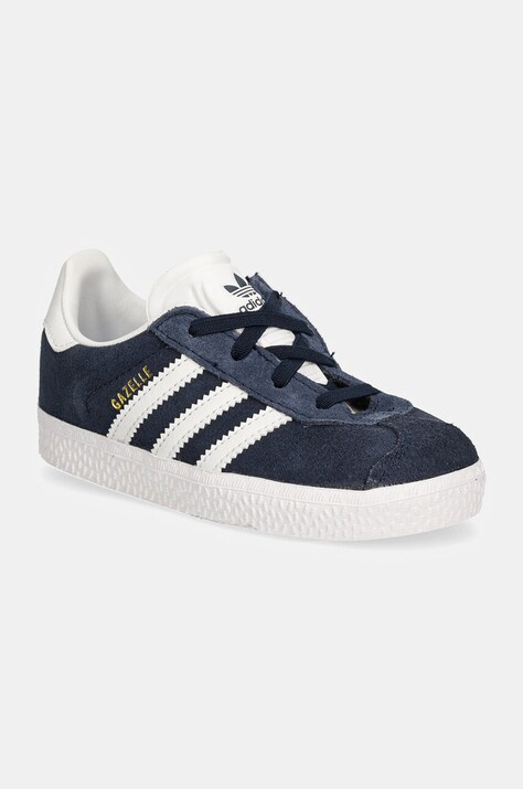 Detské tenisky adidas Originals GAZELLE CF EL zelená farba, IH0337