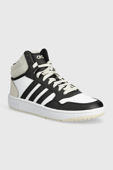 Дитячі кросівки adidas Originals HOOPS 3.0 MID колір чорний IH7893