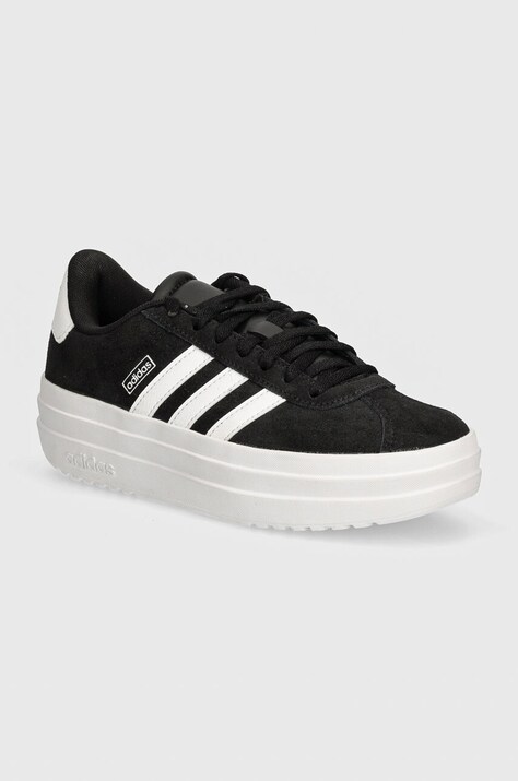 Дитячі кросівки adidas VL COURT BOLD колір чорний IH4777