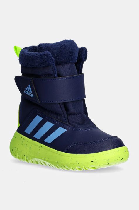 adidas cizme de iarna copii Winterplay culoarea albastru marin, IF1713