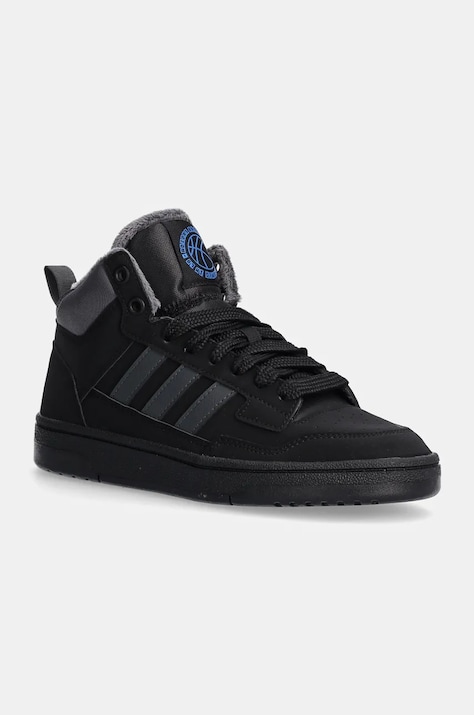 Детские кроссовки adidas RAPID COURT MID WINTERIZED цвет чёрный JR2804