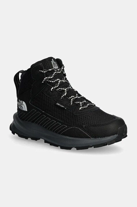 The North Face pantofi copii FASTPACK HIKER MID WP culoarea negru, NF0A7W5VKX71