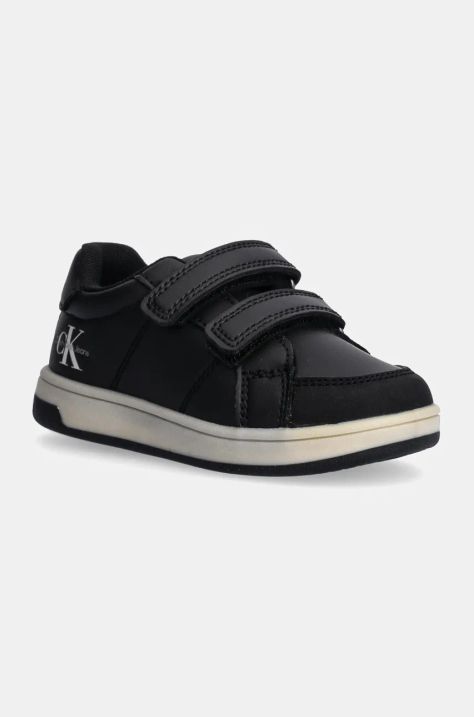 Calvin Klein Jeans sneakers pentru copii culoarea negru, V1X9-81045