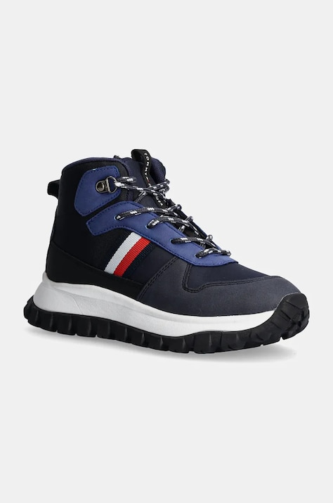 Детски зимни обувки Tommy Hilfiger в тъмносиньо T3B9-33680