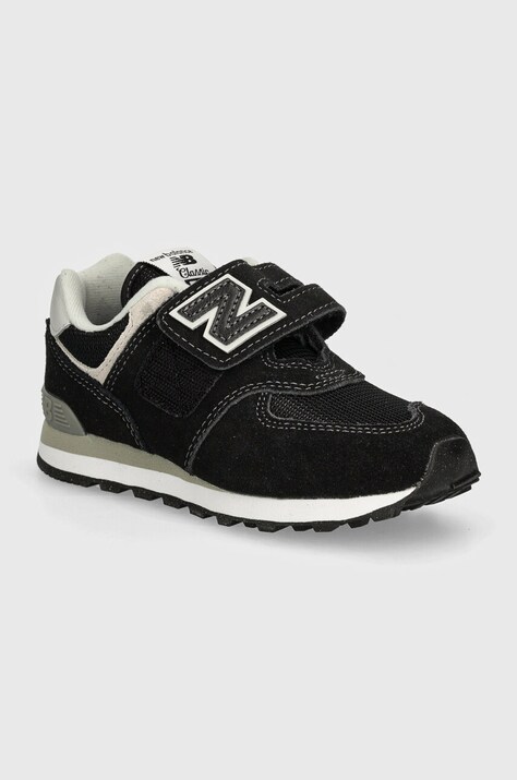 Παιδικά αθλητικά παπούτσια New Balance 574 χρώμα: μαύρο, PV574EVB