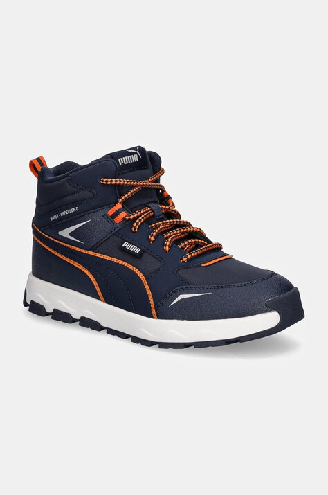 Puma pantofi copii Evolve Trail Club culoarea albastru marin, 397644
