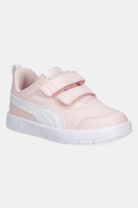 Puma sneakers pentru copii Courtflex V3 V culoarea portocaliu, 310252