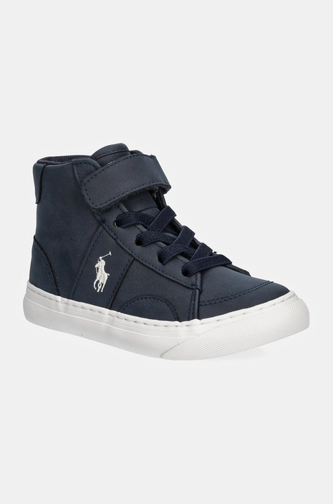 Детские кроссовки Polo Ralph Lauren RYLEY MID цвет синий RL00906410