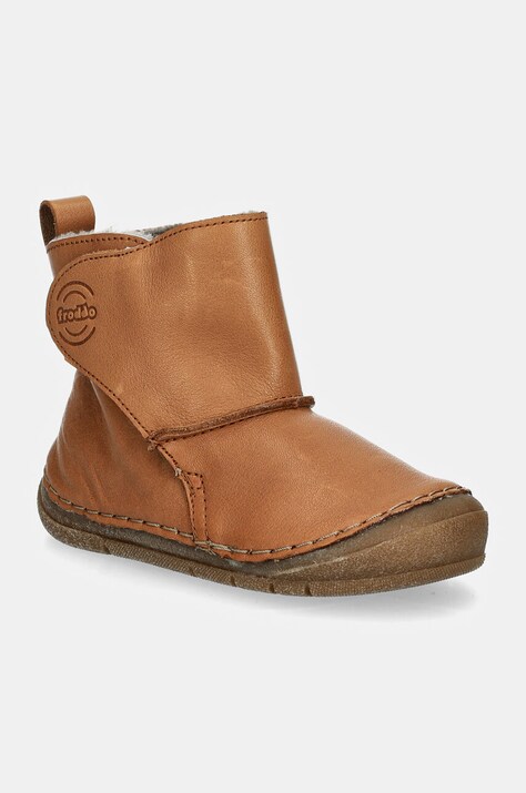 Kožené zimné topánky Froddo PAIX UP WINTER BOOTS hnedá farba, G2160082