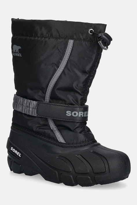Sorel cizme de iarna copii CHILDRENS FLURRY BO culoarea negru, 2114081