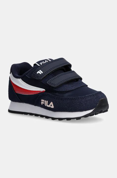 Fila scarpe da ginnastica per bambini ORBIT REVOLUTION velcro colore blu navy FFK0222