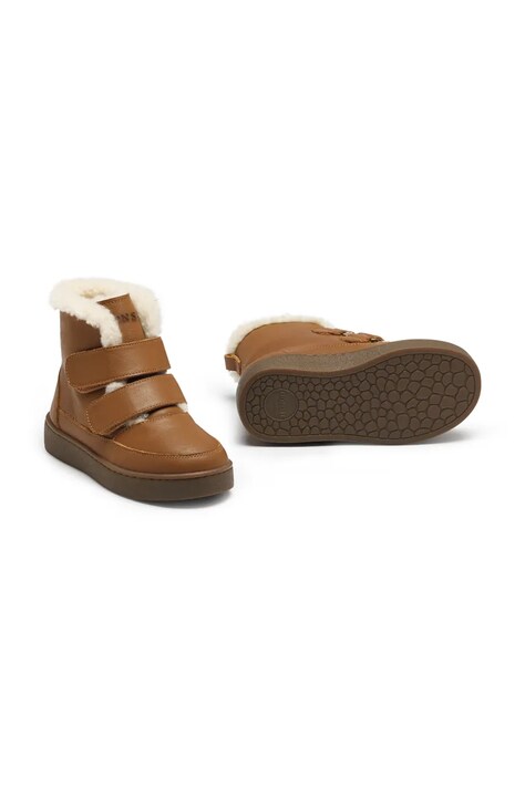 Donsje buty zimowe zamszowe dziecięce Clenn Boots kolor brązowy 2017700