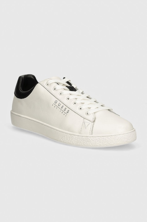 Кожаные кроссовки Guess NOLA цвет белый FMTNOL FAB12