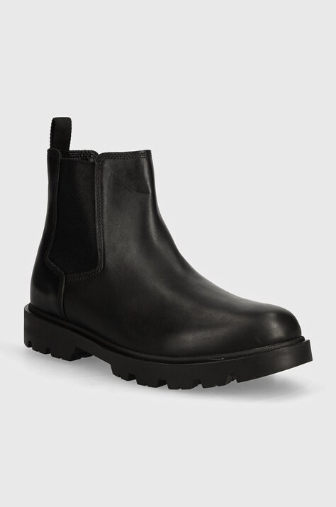 BOSS pantofi inalti Adley barbati, culoarea negru, 50523887