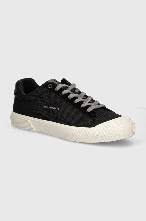 Calvin Klein Jeans tenisi SKATER VULC LOW MTR barbati, culoarea negru, YM0YM01000