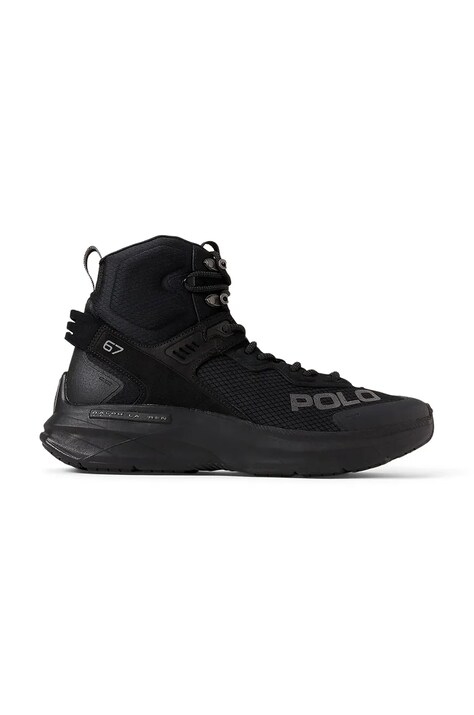 Polo Ralph Lauren pantofi inalti Crt Blade Md barbati, culoarea negru, 809945261001