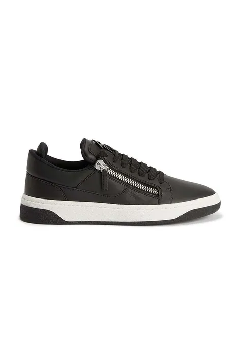 Kožené sneakers boty Giuseppe Zanotti GZ černá barva, RM30035.001