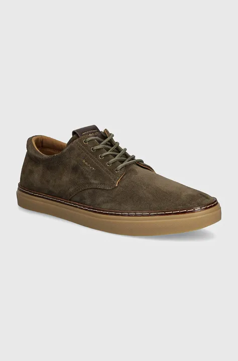 Замшевые туфли Gant Prepville мужские цвет зелёный 29633679 G710