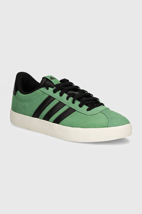 adidas sneakers din piele intoarsă Vl Court culoarea verde, IF4459