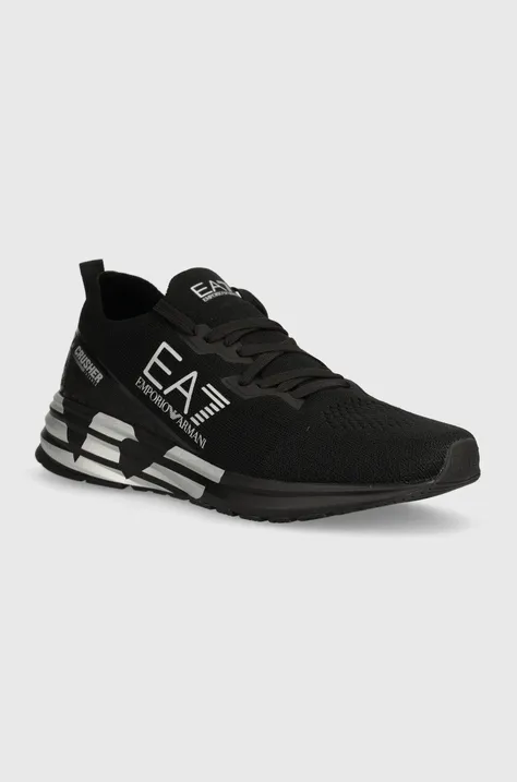EA7 Emporio Armani sneakers culoarea negru, XK240.X8X095