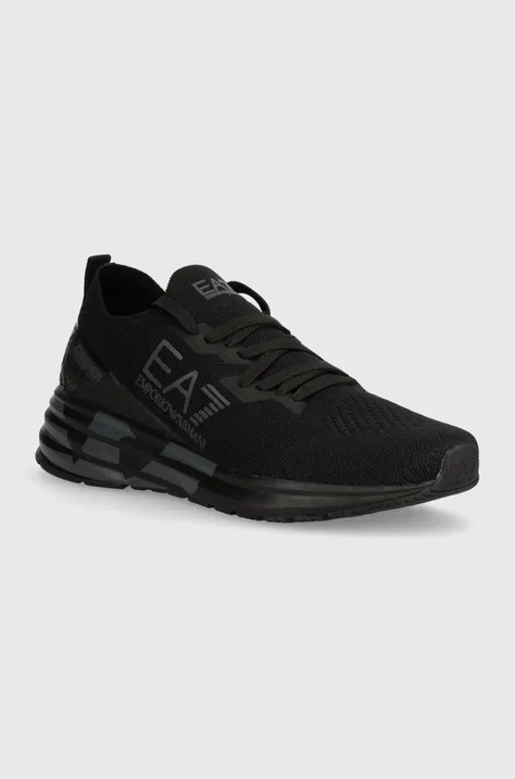 Sneakers boty EA7 Emporio Armani černá barva, XK240.X8X095