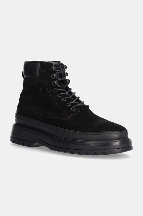 Gant bocanci de piele Clafton barbati, culoarea negru, 29643741 G00