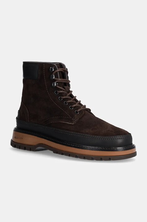 Замшевые кроссовки Gant Clafton мужские цвет коричневый 29643741 G46