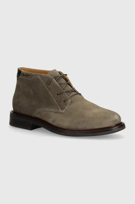 Cipele od brušene kože Gant St Fairkon za muškarce, boja: siva, 29643758 G135