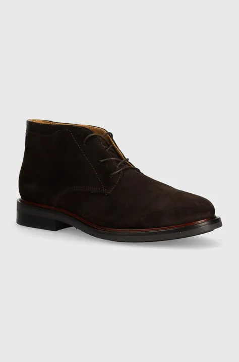 Замшеві туфлі Gant St Fairkon чоловічі колір коричневий 29643758 G399