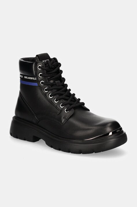 Karl Lagerfeld pantofi MASON barbati, culoarea negru, KL13055