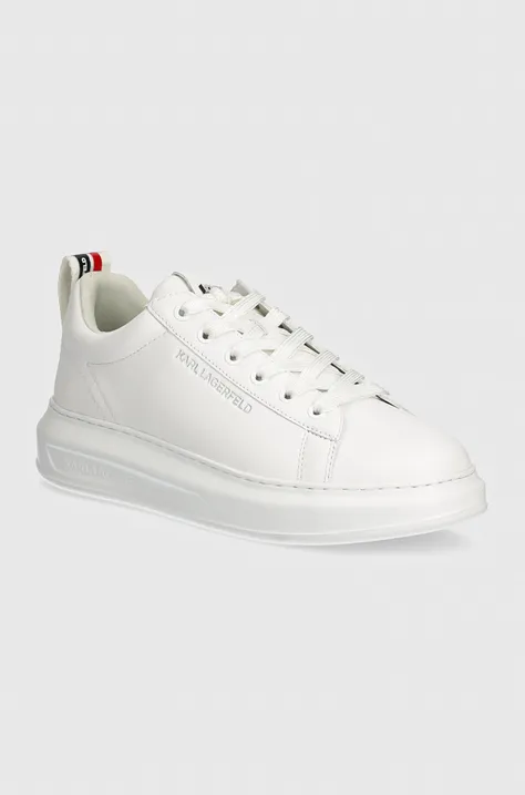 Karl Lagerfeld sneakers din piele KAPRI MENS culoarea alb, KL52514A