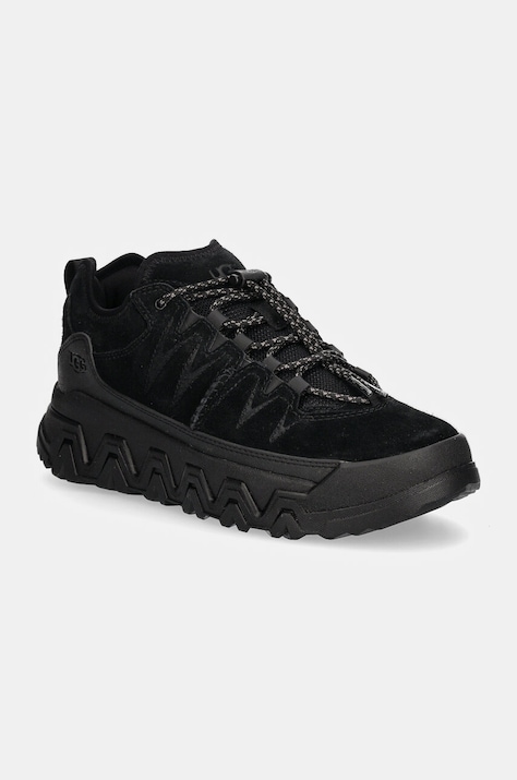 Semišové tenisky UGG Captrail Low černá barva, 1158252-BLK
