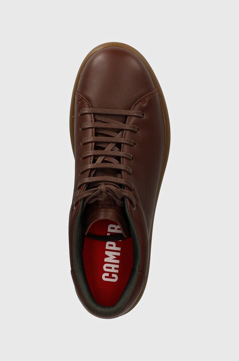 Шкіряні кросівки Camper Pelotas Soller — AW24-OBM0S9, коричневий — фото 4