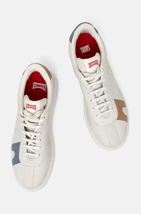 Δερμάτινα αθλητικά παπούτσια Camper TWS χρώμα: άσπρο, K100743-040