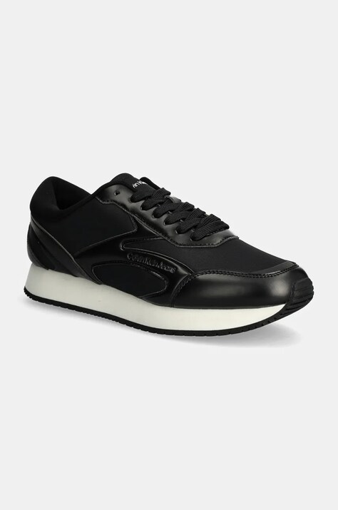Calvin Klein Jeans sneakers RETRO RUNNER MULTILAYER culoarea negru, YM0YM01117