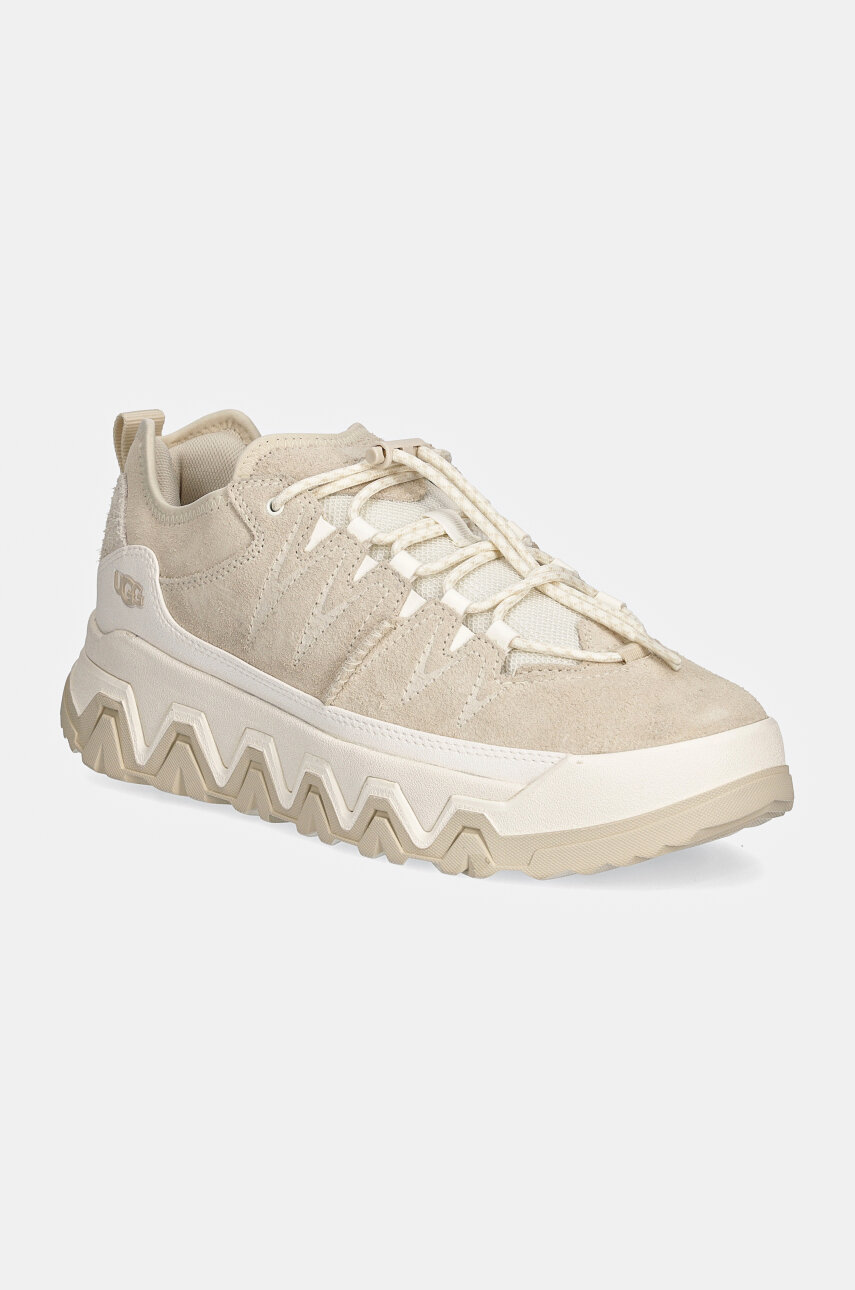 UGG sneakers din piele intoarsă Captrail Low culoarea bej, 1158252-LHB