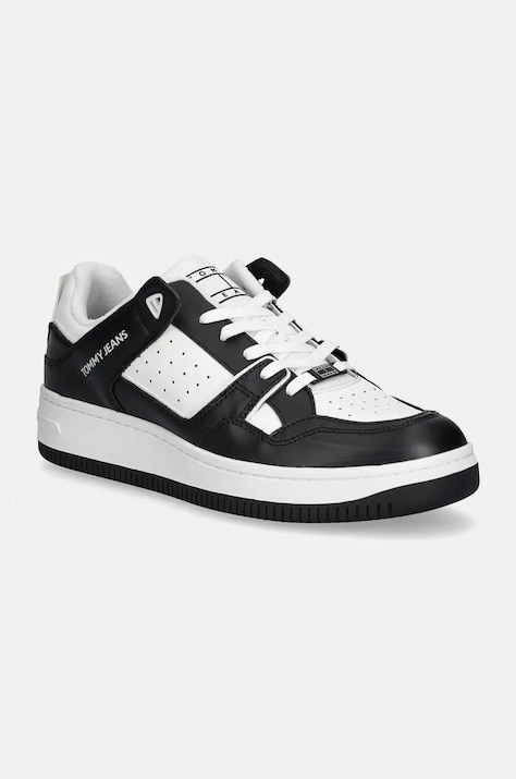 Кросівки Tommy Jeans TJM BASKET RETRO CUPSOLE WL колір чорний EM0EM01464