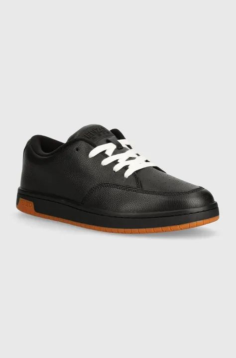 Kožené tenisky Kenzo Dome Low Top Sneakers čierna farba, FD65SN061L53.99