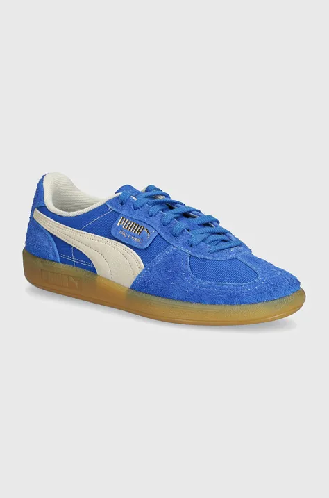 Puma sneakersy zamszowe Palermo Vintage kolor niebieski 396841