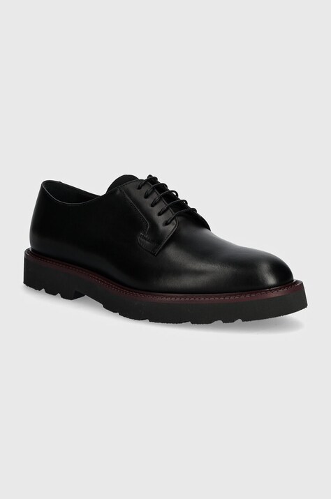 Paul Smith pantofi de piele barbati, culoarea negru, M1S-RAS24-NPAR