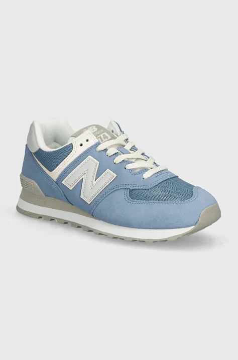 New Balance sneakers in camoscio 574 colore blu U574ESE