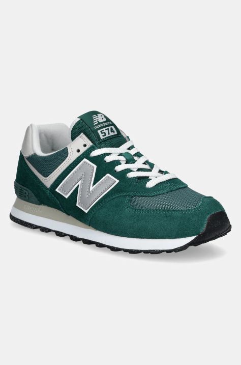 Sneakers boty New Balance 574 zelená barva, U574ESG